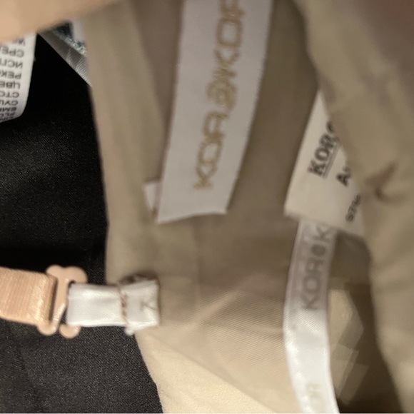 Nude Bustier Dress with Strappy Back Detail - Picture 11 of 11